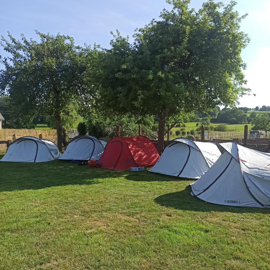 La Billardiere Camping A La Ferme Le Menil-Ciboult Buitenkant foto
