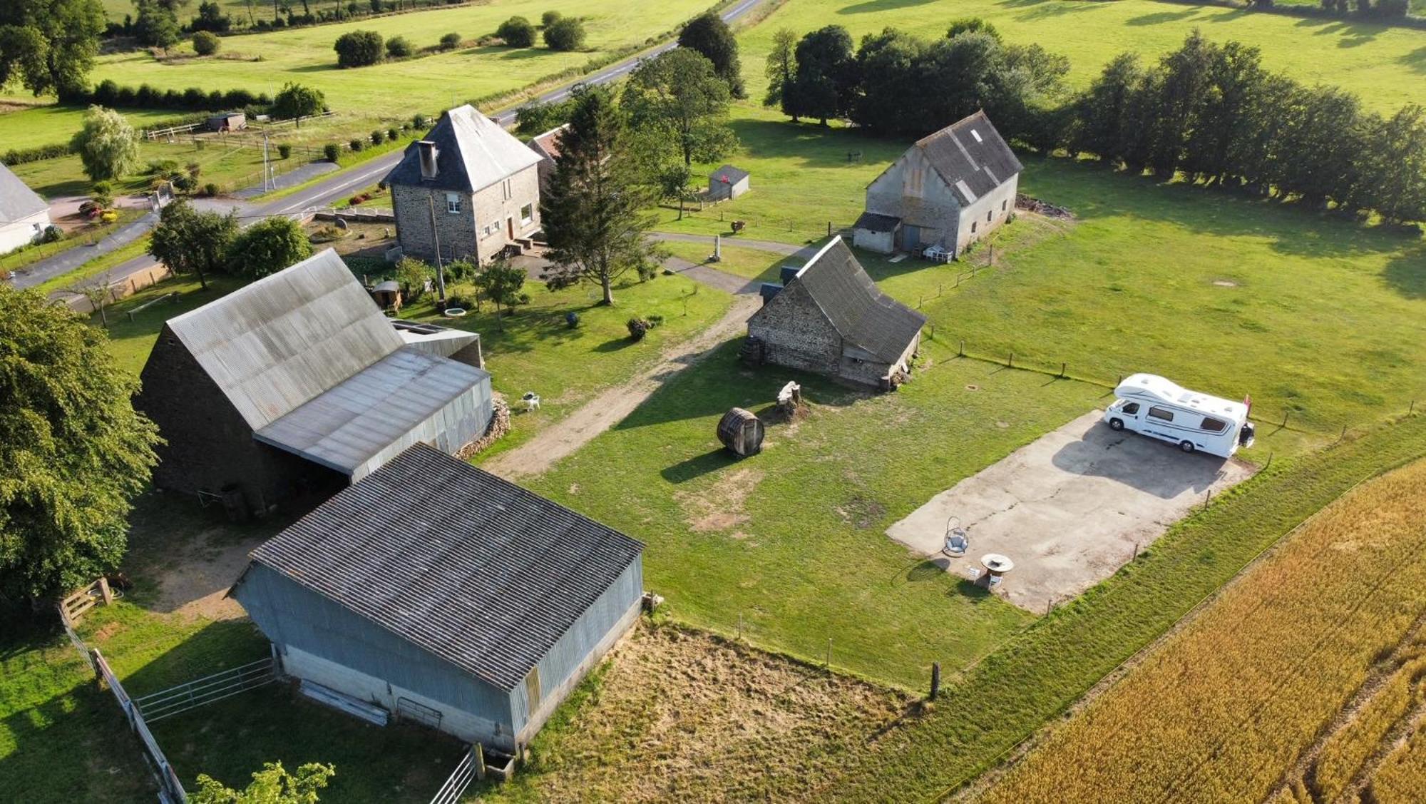 La Billardiere Camping A La Ferme Le Menil-Ciboult Buitenkant foto